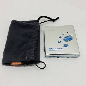 ●ソニー MZ-E520 MDウォークマン SONY シルバー WALKMAN ポータブルMDプレーヤー オーディオ 音響機器 N869