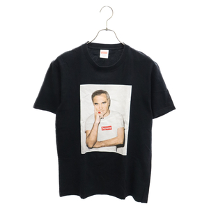 SUPREME シュプリーム 16SS Morrissey Tee モリッシーフォトプリントクルーネック半袖Tシャツ ブラック