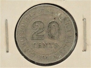 《MALAYA》BRITISH BORNEO◆20CENTS 白銅貨■1948年