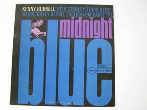 Kenny Burrell　Midnight Blue　両面STEREO/VAN GELDER刻印有　BLUE NOTE BST84123