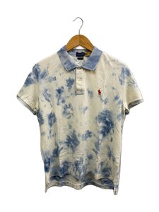 POLO RALPH LAUREN◆タイダイポロシャツ/L/コットン/BLU//