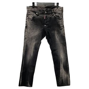 DSQUARED2 ディースクエアード 品番 S74LB1242 Cool Guy Jean 加工 デニムパンツ 黒系 サイズ46 正規品 / 34346