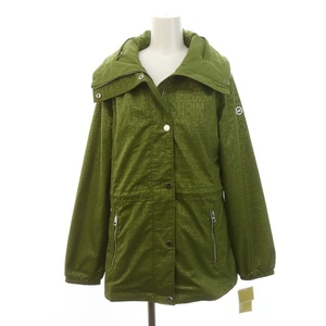 未使用品 マイケルマイケルコース SHORT LOGOANORAK ジップアップジャケット ブルゾン フード付き XS カーキ 緑