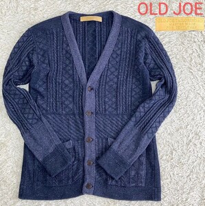 【美品★】サイズ36 OLD JOE ケーブルニットカーディガン/ネイビー◆オールドジョー (11)