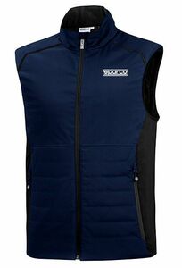 SPARCO（スパルコ） ベスト VEST ネイビーxブラック XLサイズ 防風 軽量