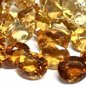 ☆天然シトリンおまとめ 302.5ct☆U約60.5g ルース 裸石 宝石 ジュエリー jewelry citrine 黄水晶 クォーツ