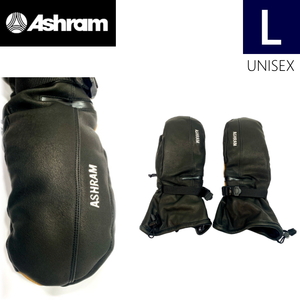 ◎24-25 Ashram LUMBER MITTEN カラー:BLACK Lサイズ アシュラム スキー スノーボード