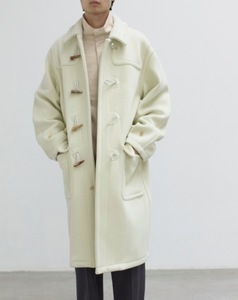 AURALEE A22AC01WH WOOL HERRINBONE PILE DUFFLE COAT オーラリー ダッフルコート(BRN)