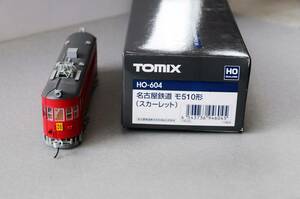 ＨＯゲージ　ＴＯＭＩＸ　ＨＯ－６０４　名古屋鉄道　モ５１０形（スカーレット）説明書　シール　付属品　元箱付