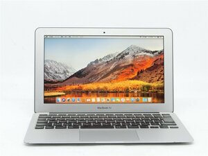 充放電1回/カメラ内蔵/ 中古 11.6型 　ノートPC Corei7　2677M/SSD256GB/4GB　MacBook Air A1370　OS High sierra10.13.6