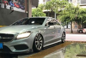 ベンツ W218 CLS カーボン サイドステップ CLS550/CLS500/CLS350/CLS63 AMGエアロ