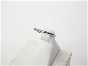 美品 TIFFANY&Co./ティファニー◆ウェディング バンドリング/Pt950◆フォーエバーリング 0.02カラット 10号 3Pダイヤ 3.4g 本体のみ