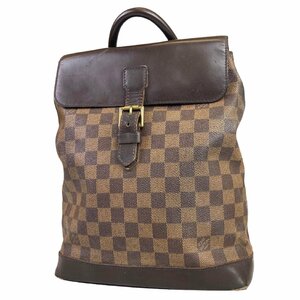 【1円～】ルイヴィトン LOUIS VUITTON バッグ リュックサック バックパック ダミエ ソーホー N51132 TH0918 ブラウン 中古