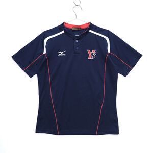 【送料無料】東京ヤクルトスワローズ/プロコレ/2012年 ベースボールシャツ(ビジター)/#12 林 昌勇/MIZUNO(ミズノ)/ネイビー/XOサイズ