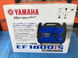 013♪未使用品・即決価格・伝票直貼発送♪YAMAHA　ヤマハ インバーター発電機 EF1800iS 1.8kVA　1800W