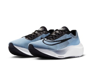 25.5cm ナイキ ズーム フライ5 水/黒/白 DM8968-401 NIKE ZOOM FLY 5 ランニング マラソン ジョギング ズームフライ ヴェイパー