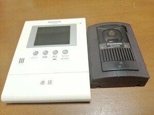 パナソニック（Panasonic）カラーテレビドアホン VL-520-LとVL-MV30K 映像出ない通話は可 ジャンク品