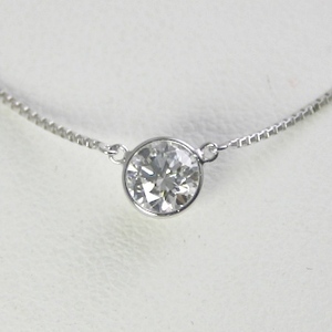 ダイヤモンド ネックレス プラチナ 一粒 1.0ct 鑑定書付 1.008ct Eカラー SI1クラス Gカット CGL