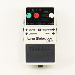 【中古】 ラインセレクター エフェクター BOSS LS-2 Line Selector ギター ベースエフェクター