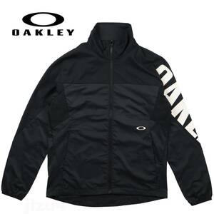 ■【L】定価8,800円 OAKLEY オークリー 軽量 吸汗速乾 UVカット ストレッチ ジャケット黒■