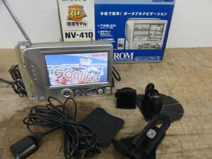 ♪SANYO サンヨー ゴリラ GORILLA ポータブル ナビ NV-410 通電確認 ※ジャンク品　■８０