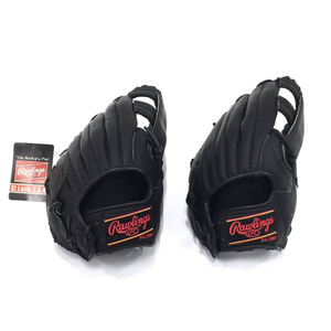 ローリングス 軟式・ソフトボール兼用 右投用 グローブ オールポジションブラック 2点 セット Rawlings