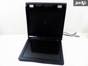 【実働外し 保証付】 社外品 TFT LCD 15.1インチ フリップダウンモニター リアモニター 後席 ルーフ モニター CR1502 ブラック 即納 棚