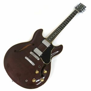 092s☆YAMAHA ヤマハ SA-1000 ブラウン セミアコ エレキギター ※中古