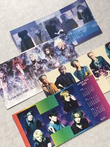 即決 LUNA SEA 2003年 カレンダーカードセット 全4種 ファンクラブ限定品