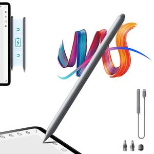 58 ESR タッチペン iPad用ペン iPad Pencil Pro アップルペンシル iPad Pro 12.9/11、iPad Air 5/4、iPad mini 6用 タッチペン グレー