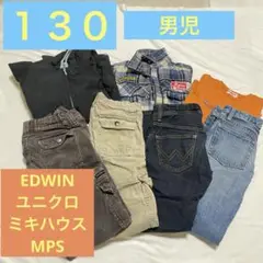 子供服　男子　EDWIN MPS ユニクロ　ウインドブレーカー　冬物　１３０