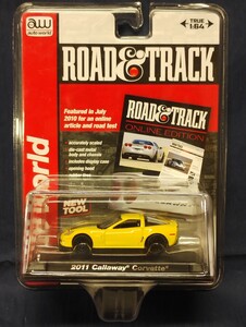 オートワールド 1/64 11年型 キャラウェイ コルベット ロードアンドトラック オンライン auto world Callaway Corvette ROAD&TRACK Online