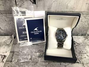 箱付 CASIO カシオ OCEANUS オシアナス 腕時計 OCW-T2600-1AJF タフソーラー 黒文字盤 店舗受取可