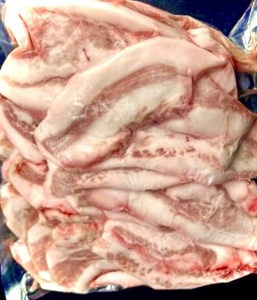 ^_^/【業務用】国産　豚トロスライス　７mmスライス！焼肉用1kg×14パックです！とんとろ　豚トロ　スライス、