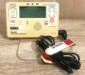 【中古】KORG コルグ TM-50 COMBO TUNER METRONOME コンボ チューナー メトロノーム