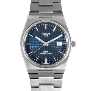 ティソ TISSOT T137407A ピーアールエックス PRX パワーマティック80 40mm 腕時計 自動巻 ブルー文字盤 SS ステンレススチール メンズ