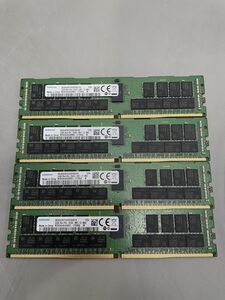 ★サーバ用メモリ★4枚セット 合計128GB SAMSUNG 32GB 2Rx4 PC4-2666V-RB2-12-MA0★現状引き渡し★動作未確認★