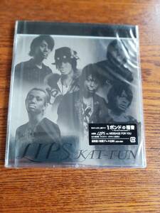 KAT-TUN/LIPS通常盤初回仕様ドラマ1ポンドの福音JACA-5054新品未開封送料込み