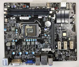 【中古パーツ】BIOS確認のみ、H61H2-M5 V:1.0 マザーボード ＩＯパネル LGA1155 ■MB4121