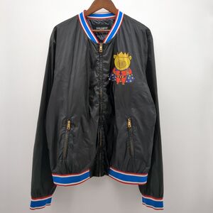 ドルチェ＆ガッバーナ　ボンバージャケット　ブラック　SIZE 54　スーパー ピッグプリント　DOLCE＆GABBANA ◆3109/宮竹店