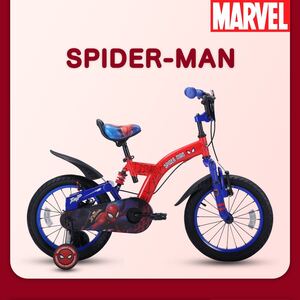 MARVEL スパイダーマン 子供用自転車 18インチ 補助輪なし スタンドのみ