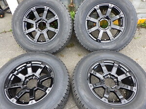 BADX ロックケリー MX-1 17×7.5J +25&グッドイヤー 265/65R17 スタッドレスセット☆PCD139.7☆ランクル/プラド/ハイラックス/サーフ等に