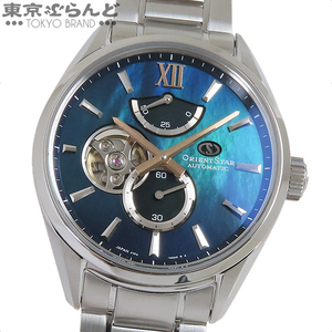 101732948 1円 オリエント ORIENT オリエントスター F7 セミスケルトン F7F4-UAA0 SS ブルーシェル パワーリザーブ 腕時計 メンズ 自動巻