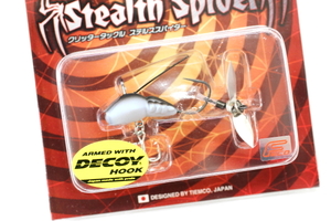 ★TIEMCO ティムコ Stealth Spider クリッタータックル ステルススパイダー #03 ステルスグレー★