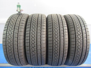 激安即決！エア漏点検済！極上バリ溝9分山！冬タイヤ PIRELLI ICE ASIMMETRICO 185/60R15 88H 2023年製！中古4本セット！Z00430