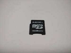 microSD→miniSD　変換アダプター　ELECOM　認識確認済み　メモリーカード　ミニSDカード　マイクロSDカード