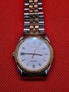 稼働品 TISSOT ティソ レディース腕時計 ケース幅26㍉ デイト 電池交換済み！D0715