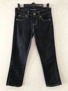 ＊ サムシング SOMETHING ヴィーナスジーンズ Vienus jean ストレッチ カプリ デニムパンツ XS　　　　BJBJ.E