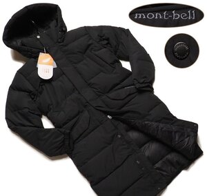 新品正規 mont-bell モンベル 海外限定 撥水透湿 RDSダックダウン Ernest ダウンコート メンズ95(M) ブラック(BLACK) WUDC612