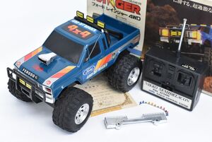 (1002L 1216M5) 1円～ NIKKO ニッコー フォードレインジャー 4WD オフロード 4×4 1/18 ラジコン 箱付 【ジャンク品】